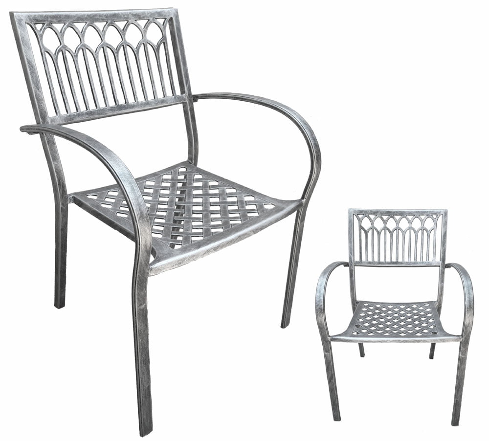 Atlas chair aluminium silver