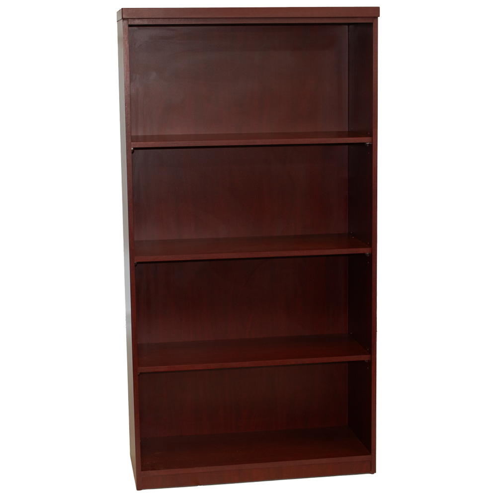 Impact Bookcase 4 Tier Royal Mahogany