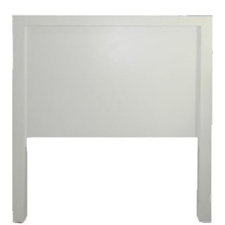 white modern headboard