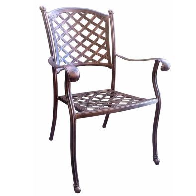 aluminium patio chair with arms