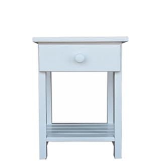 small pine pedestal white