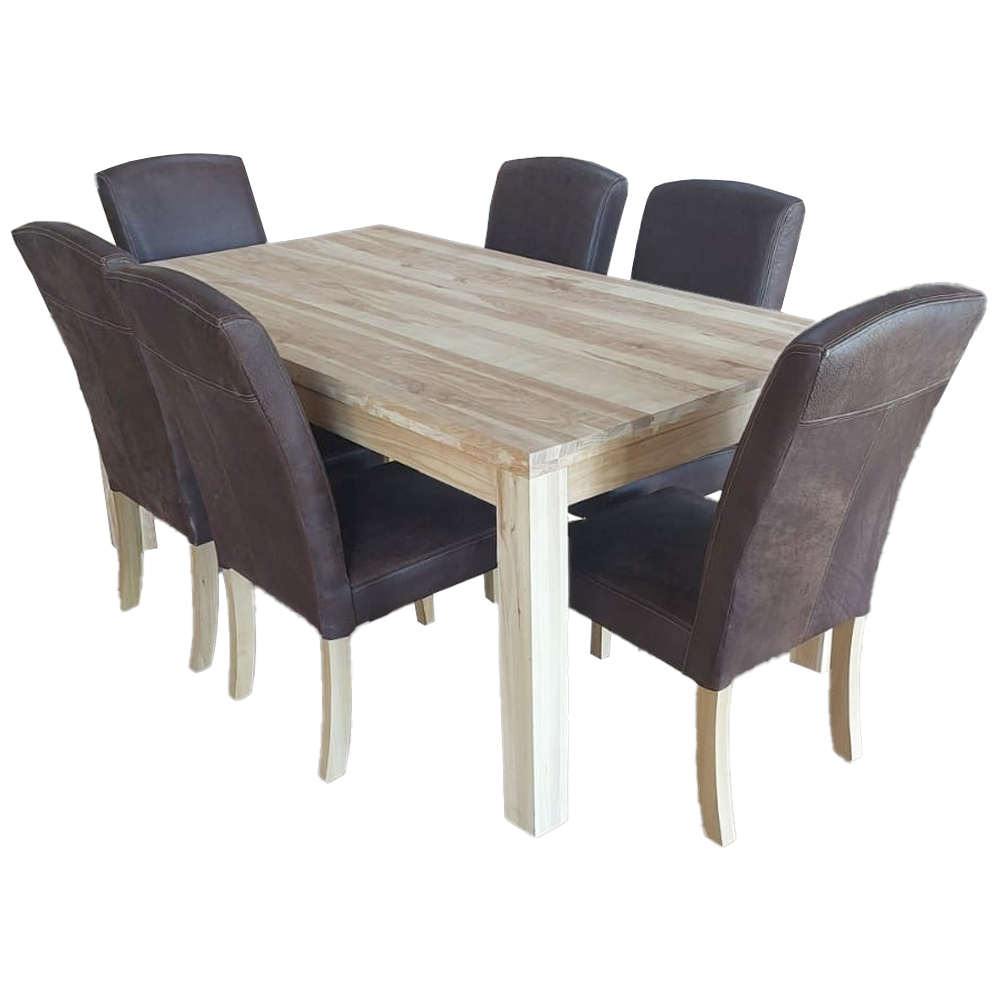 Mod Primo 7 Piece dining set Cotton wood