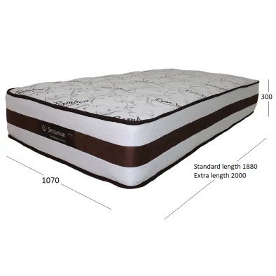 Sensation Mattress 3/4 with dimensions