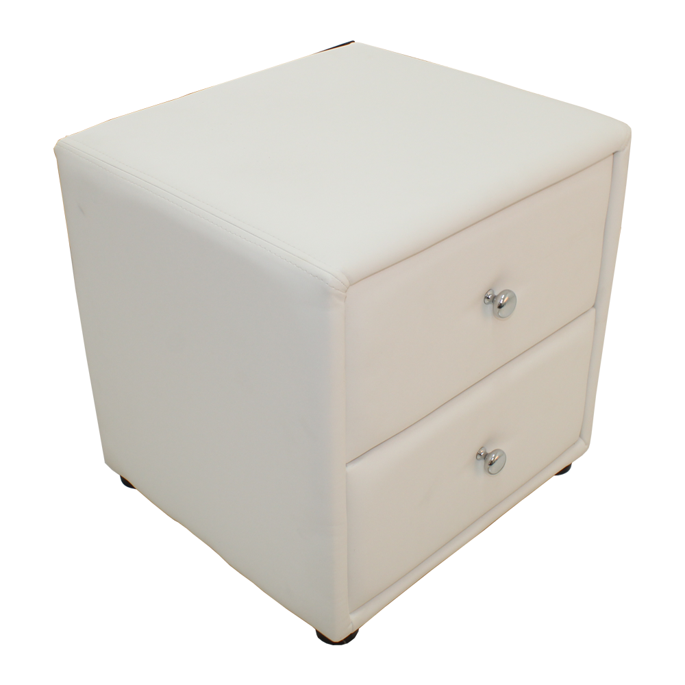 Amelia 2 drawer pedestal White