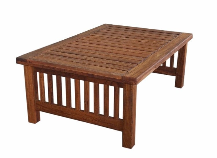 BAY COFFEE TABLE (1200 x 800) 'SOLID TEAK'