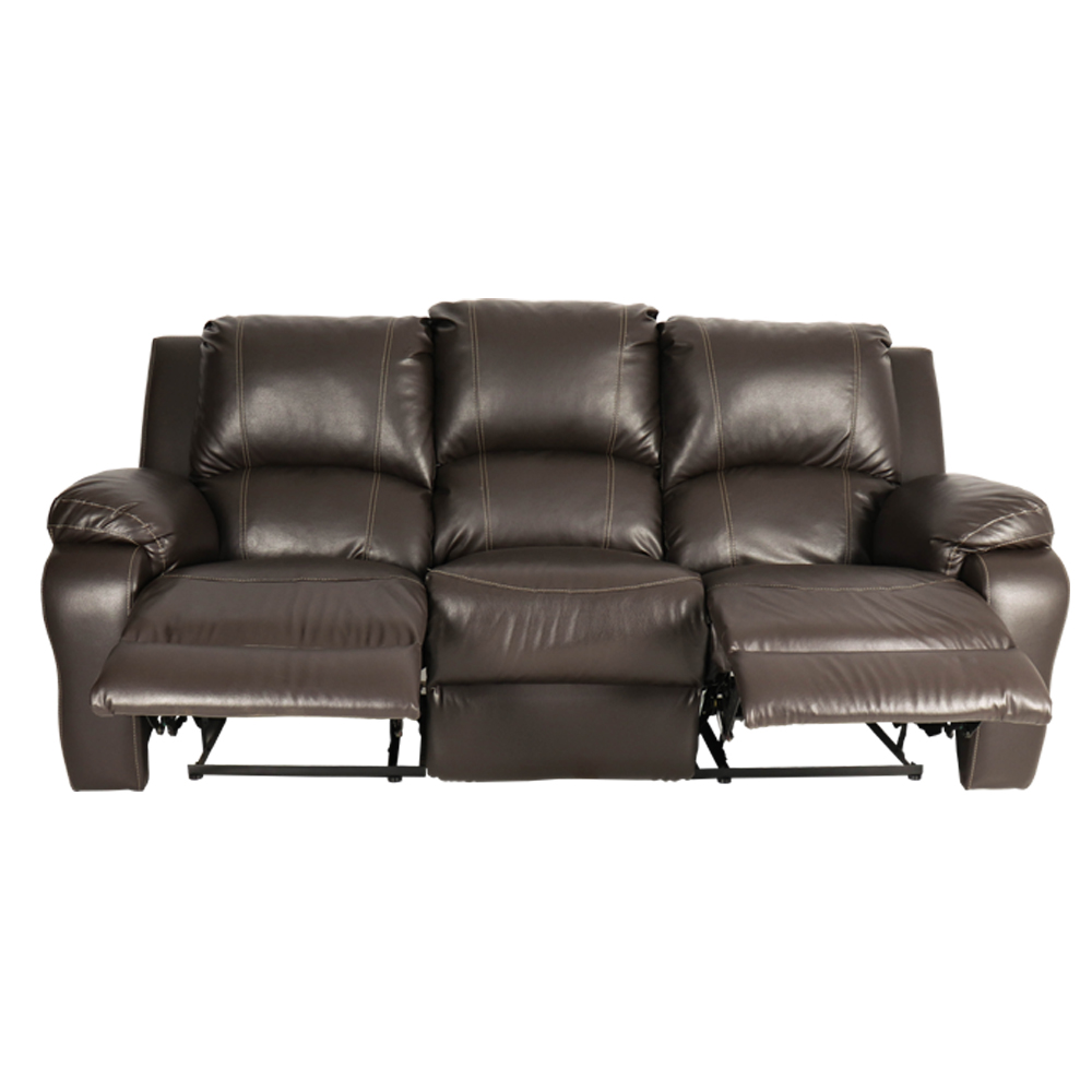 Premier 3 seater Recliner Pu Brown 5