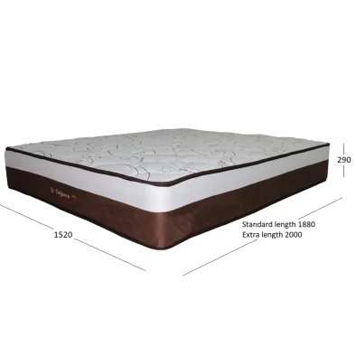 ELEGANCE MATTRESS QUEEN with dimensions