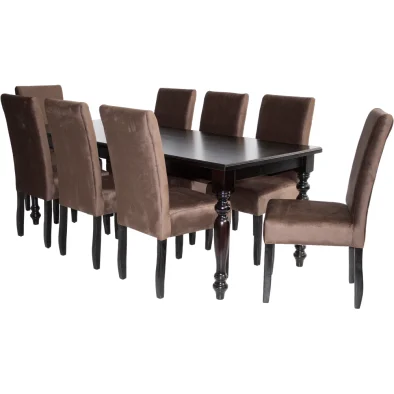 French Mahogany Solo 8 Seater Dining Set Special