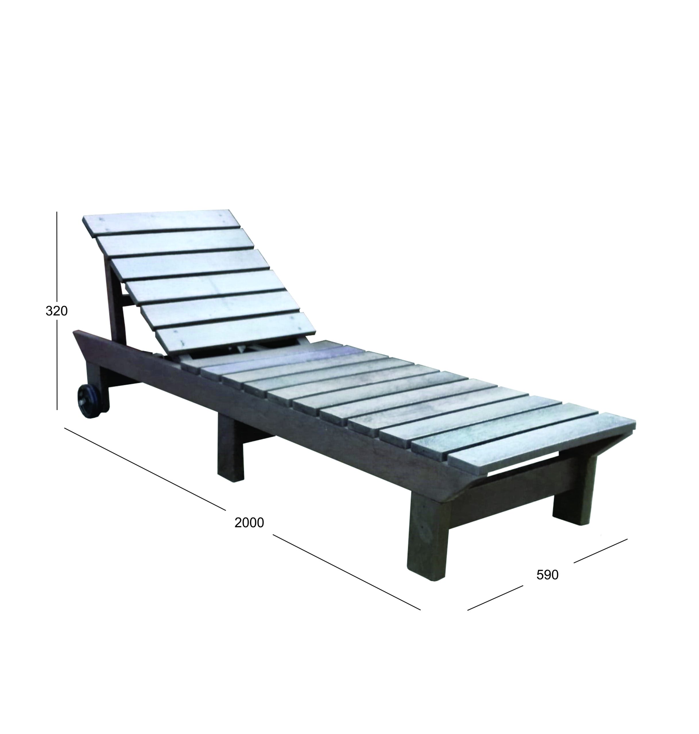 2 PIECE SET (2 CLASSIC SUN LOUNGERS) (VARIOUS COLOURS)