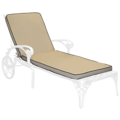 Aluminium Lounge cushion with transparent Lounger