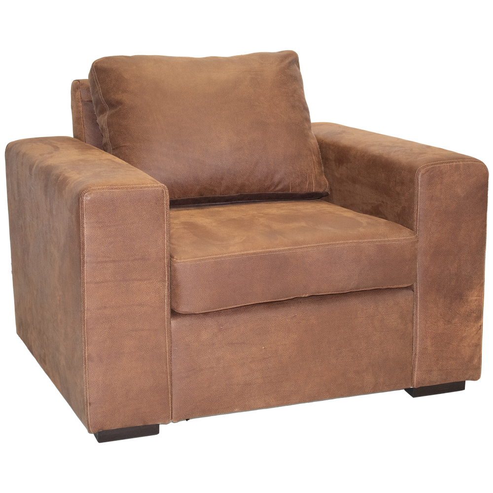 Mod Armchair Exotic Leather Spice