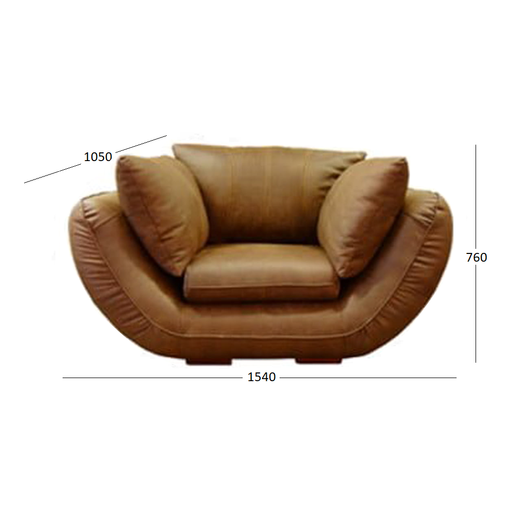 REGAL ARMCHAIR L & l WITH DIMENSIONS