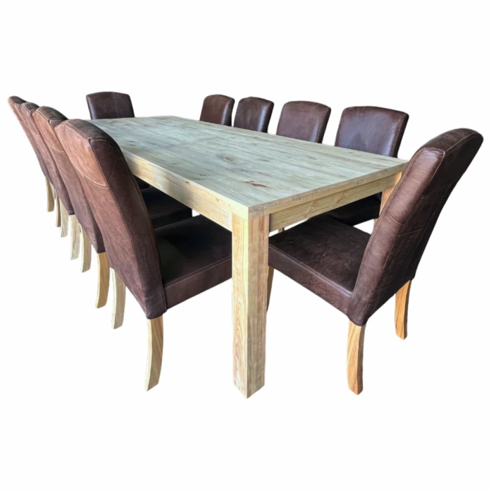 11 Piece Mod Primo Dining Set Special Cotton Wood