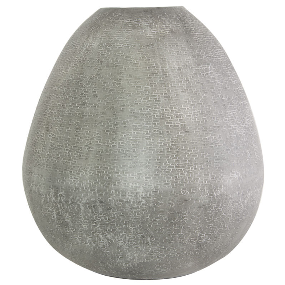 BRAID HAMMERED DROP VASE 42CM