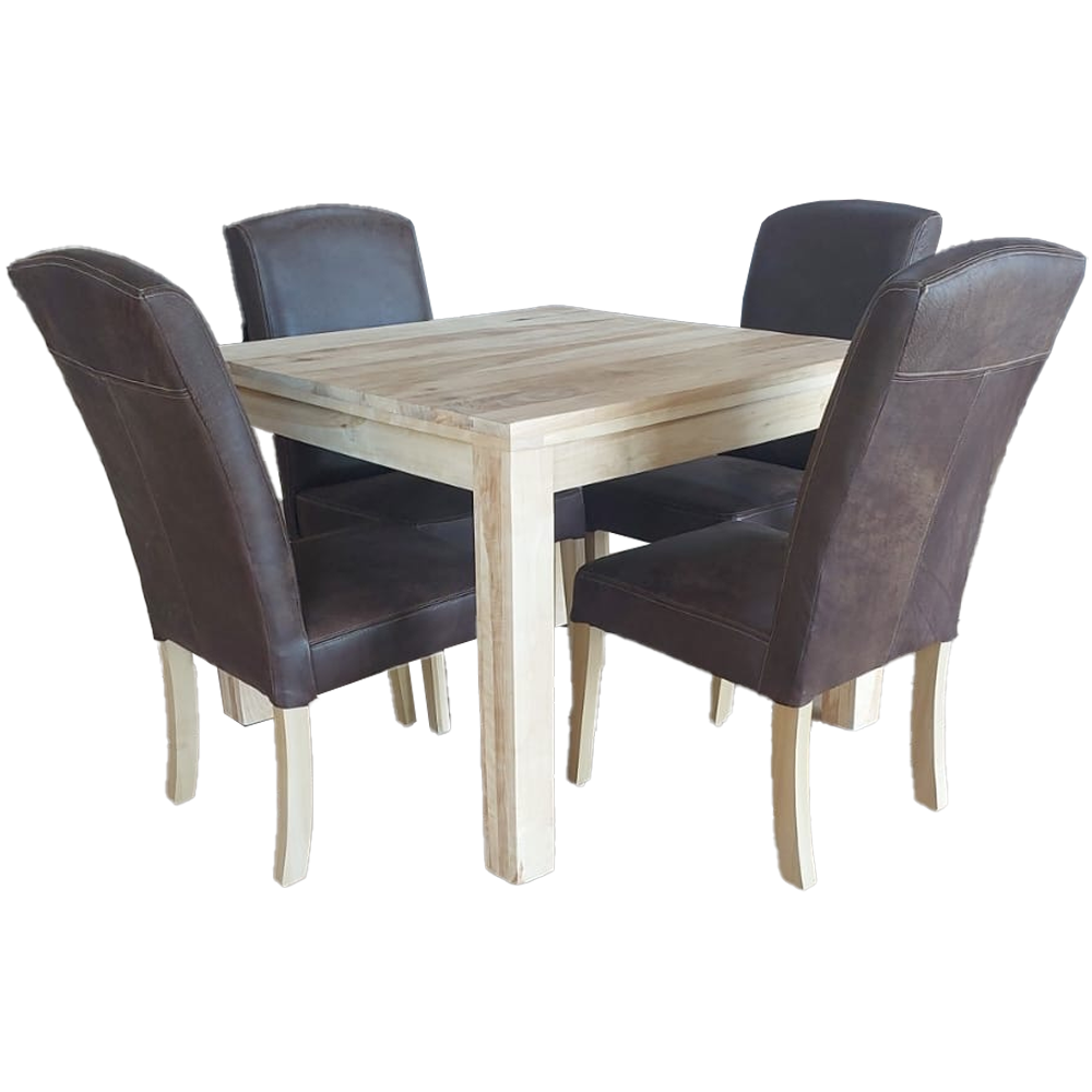 Mod Primo 5 Piece dining set Cotton wood 2