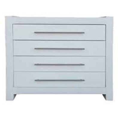 mod chest 4 drawer white