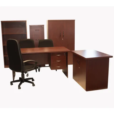 Impact Montana 8 Piece Office Set Royal Mahogany