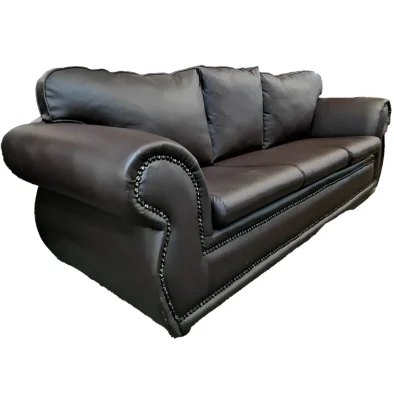 Afrika XL 3 Seater PU Brown