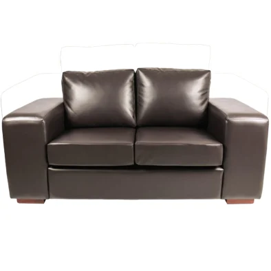 Mod XL 2 seater Bonded PU brown