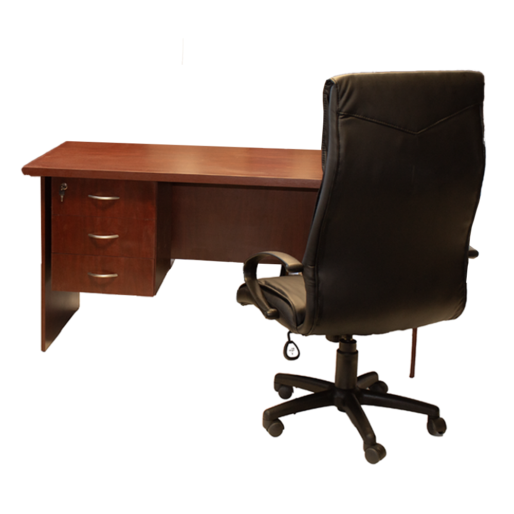 Impact Falcon 2 Piece Office Set Royal Mahogany