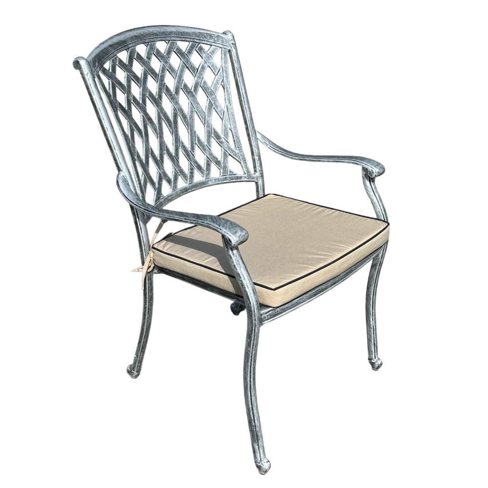 Tuskan Aluminium Chair with cushion