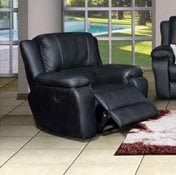 black recliner chair