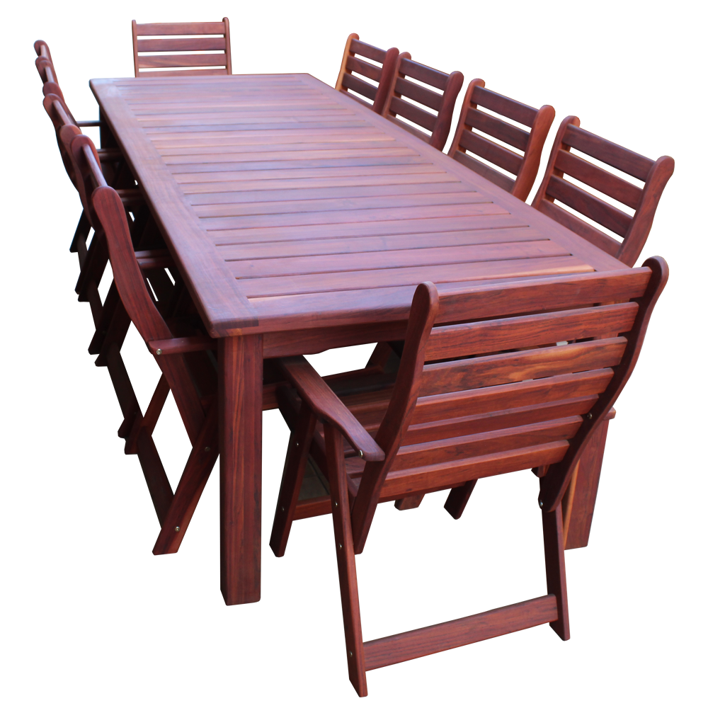 Bay 10 seater set - Rhodesian teak