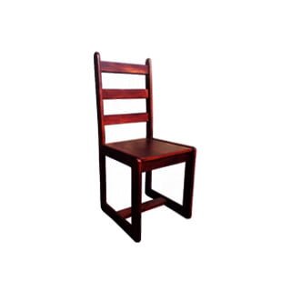 Bud Pine Study Chair Mahogany