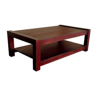 modern mahogany coffee table