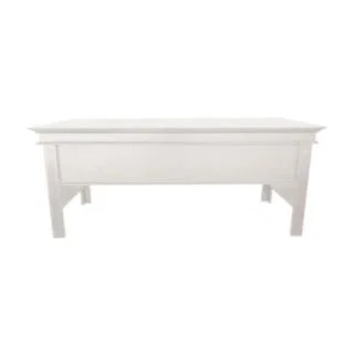 Grandeur Office Desk Wood Veneer White 1800 x 820  SHOP SOILED