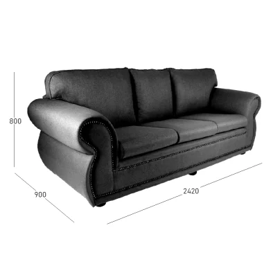 AFRIQUE XL 3 SEATER L&L WITH DIMENSIONS