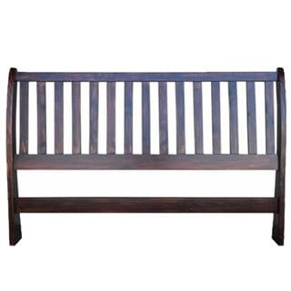 wooden sleigh headboard