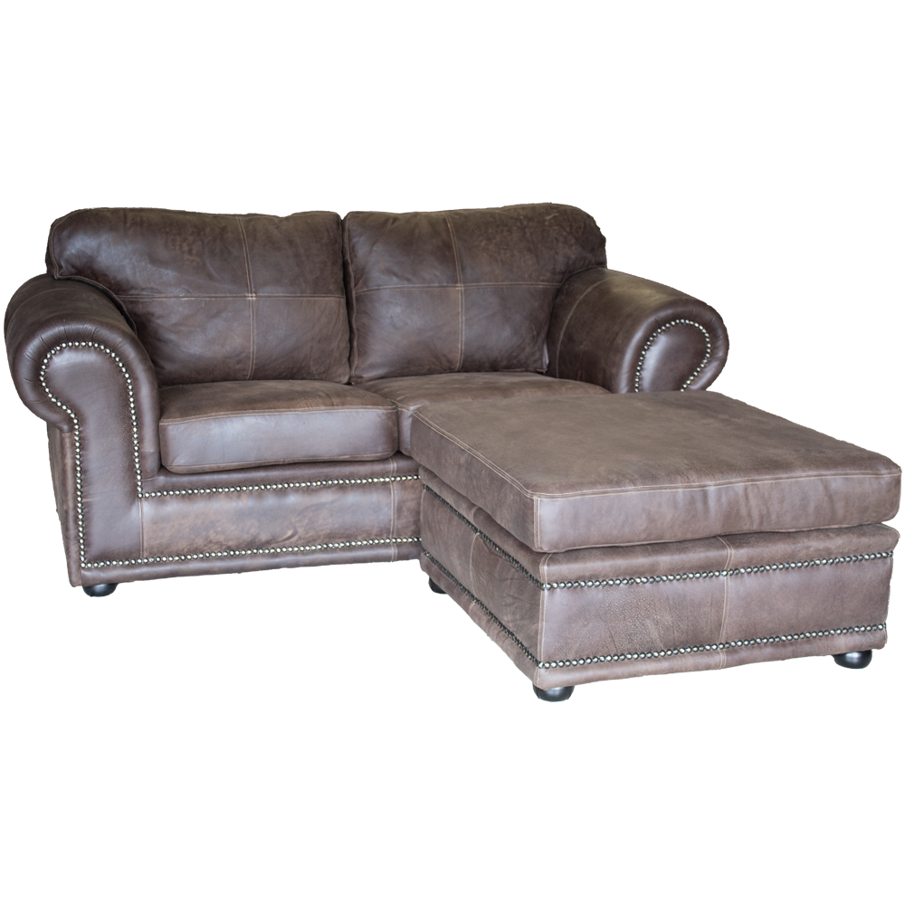 Afrika 2 seater Universal chaise W-Brown RHF