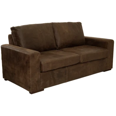 Mod 2 seater Exotic full leather W-Brown