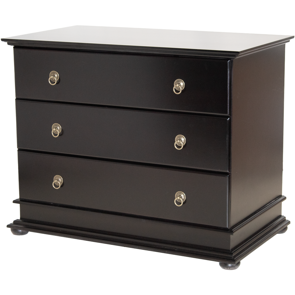 Grandeur 3 drawer chest Bordeaux