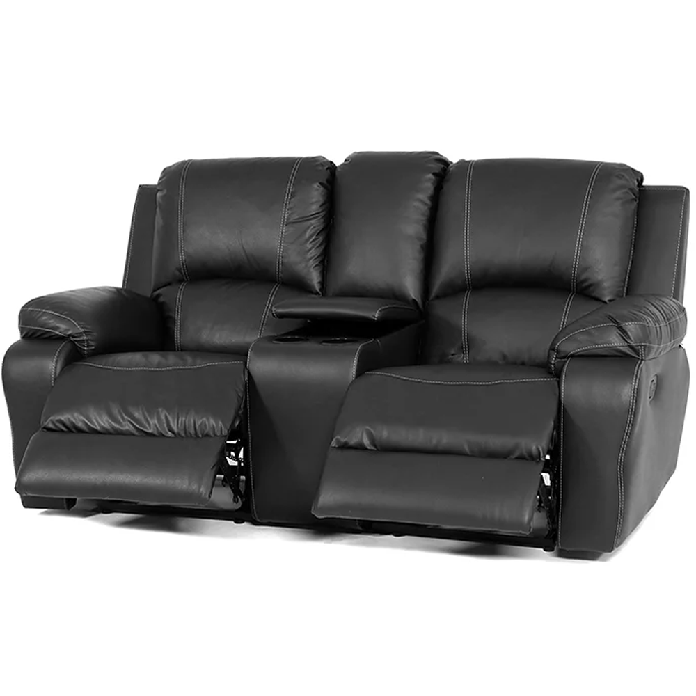 Premier 2 seater 2 action with console Chamois Black