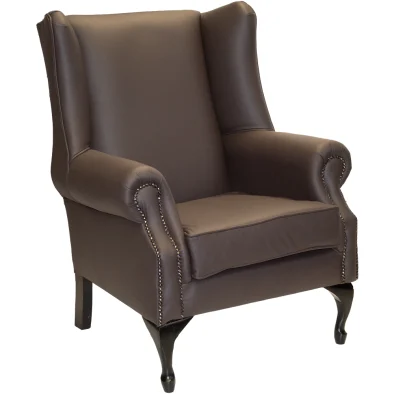 Classic Wingback Leather Brown