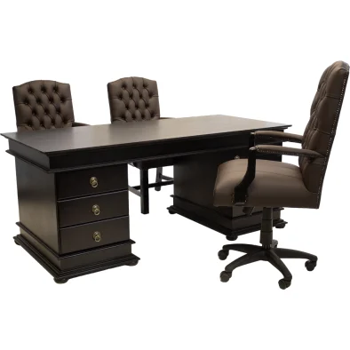 Primo Grandeur Office Set Leather Brown