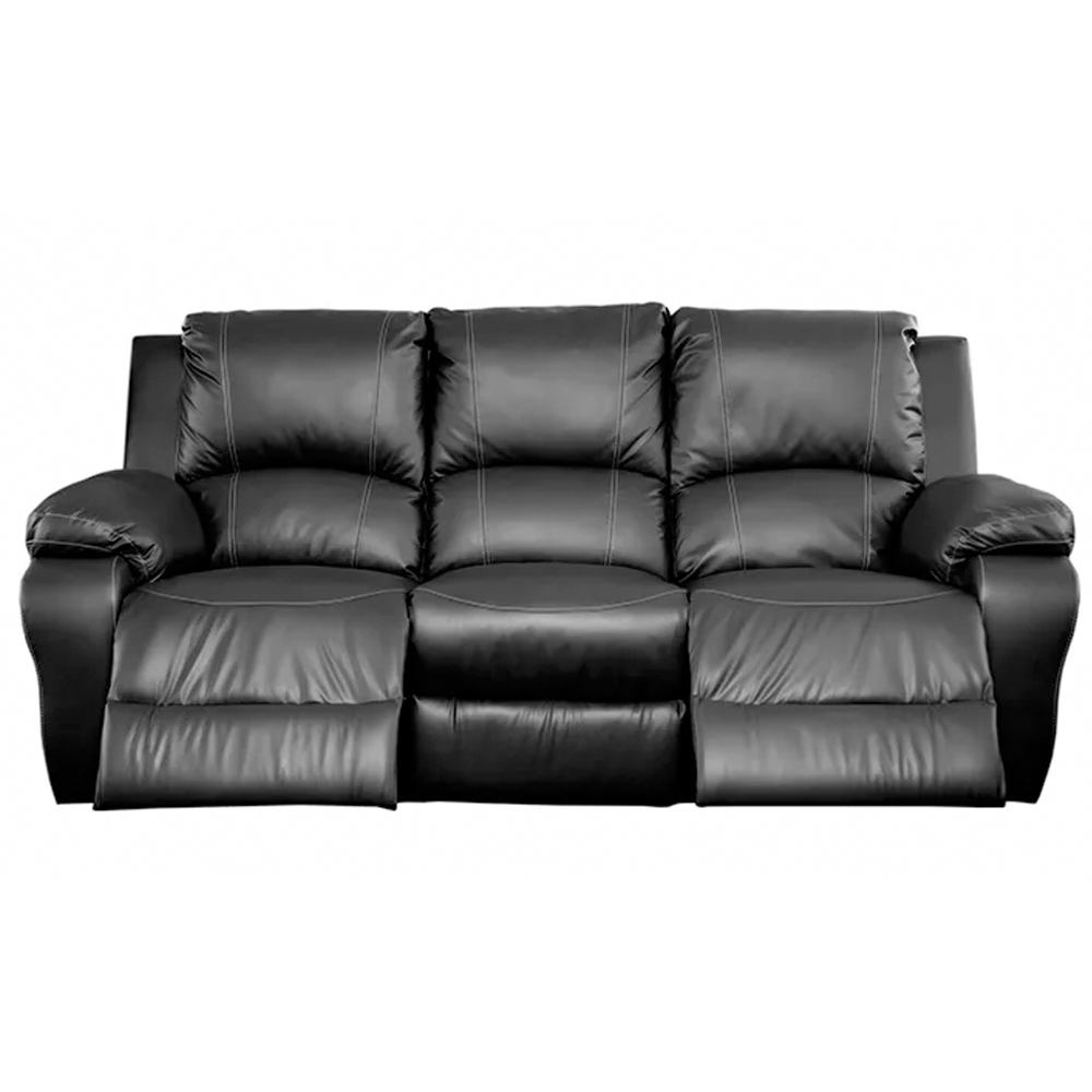 Premier 3 seater 2 action recliner Chamois Black