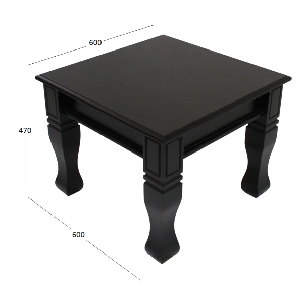 BALTIMORE SIDE TABLE WITH DIMENSIONS