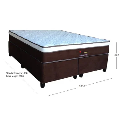 ELEGANCE KING BASE & MATTRESS WITH DIMENSIONS