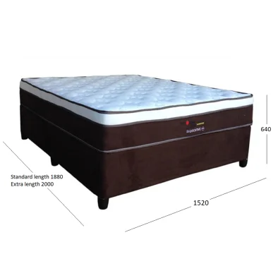 EXECUTIVE QUEEN BASE MATTRESS WITH DIMENSIONS