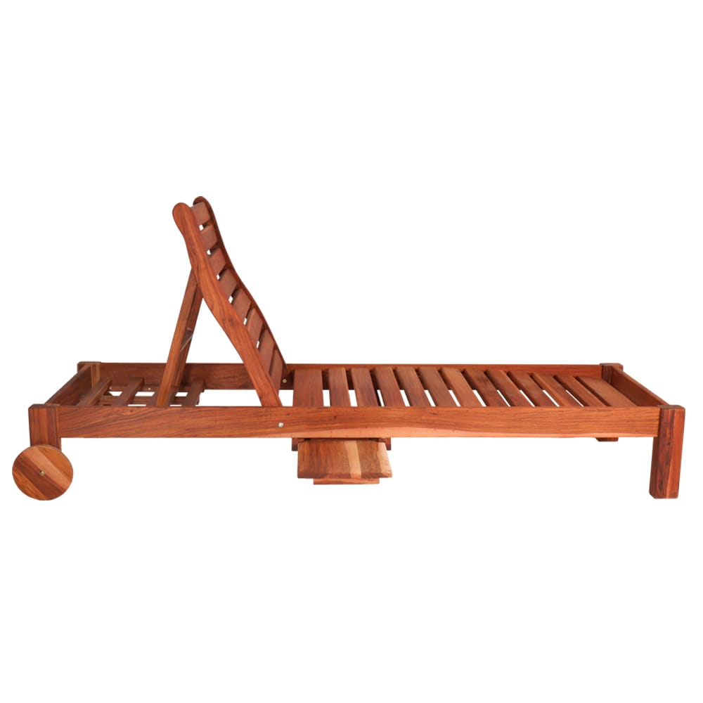 Bay sunlounger teak 9