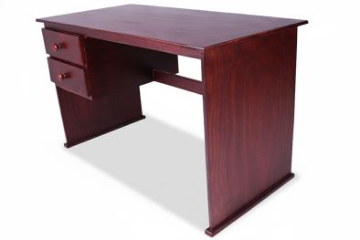 PIne Study Desk 2 Drawer (1200 X 600) Mahogany