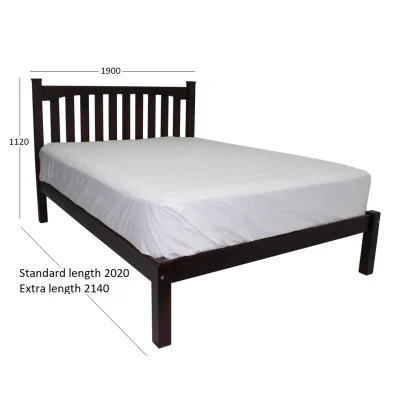 BUD SB BED KING WITH DIMENSIONS