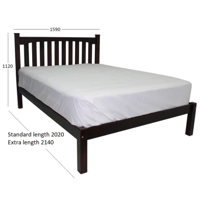BUD SB BED QUEEN WITH DIMENSIONS