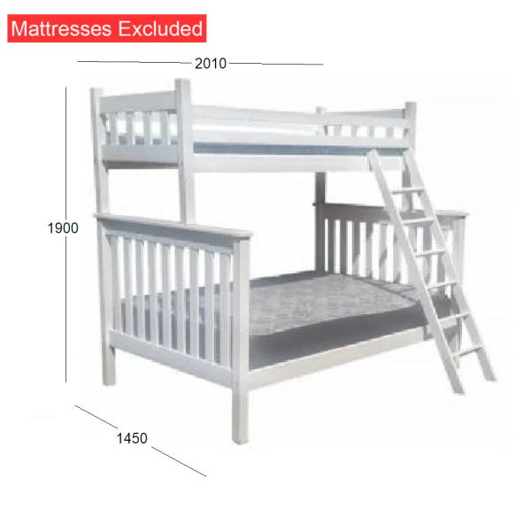 TRIPLE BUNK WITH DIMENSIONS