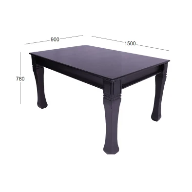 BALTIMORE DINIG TABLE 1500 X 900 WITH DIMENSIONS