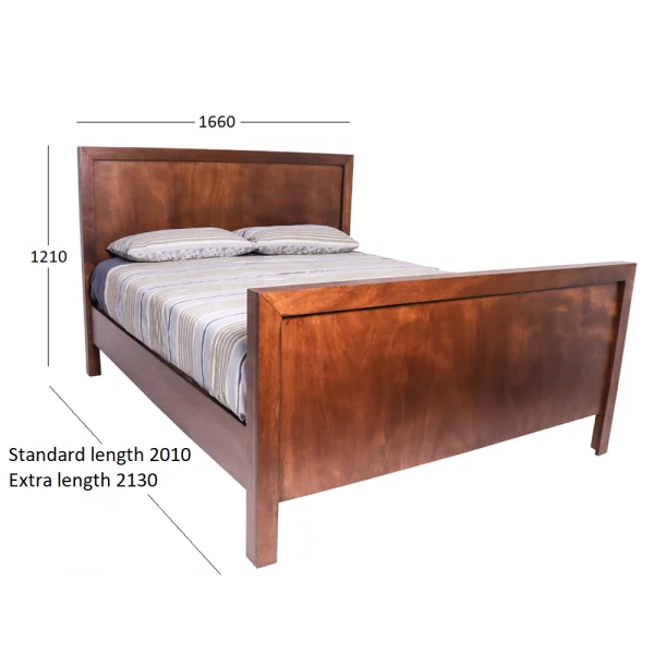 MOD QUEEN BED WITH DIMENSIONS