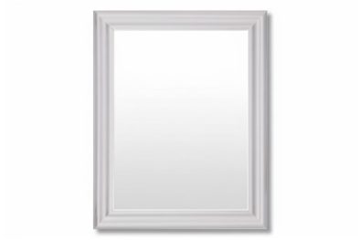 SLEIGH MIRROR (1000(W) X 800(D) Painted White